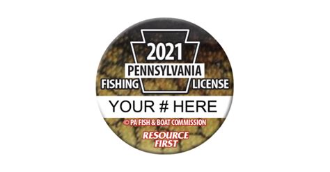 2021 pa fishing license button.